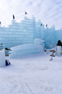 Winter things to do in Detroit Lakes Polar Fest Ice Palace