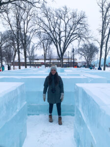 Winter things to do in Detroit Lakes Ice Maze