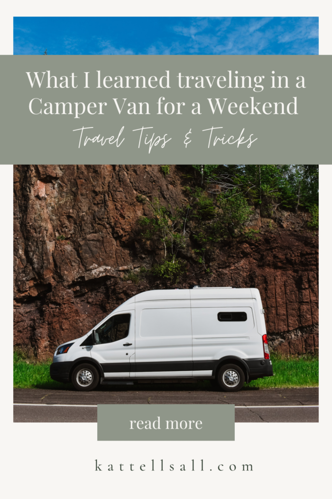 My experience traveling in a Vanna camper van