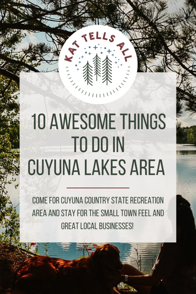 10 awesome things to do in cuyuna Pinterest Pin
