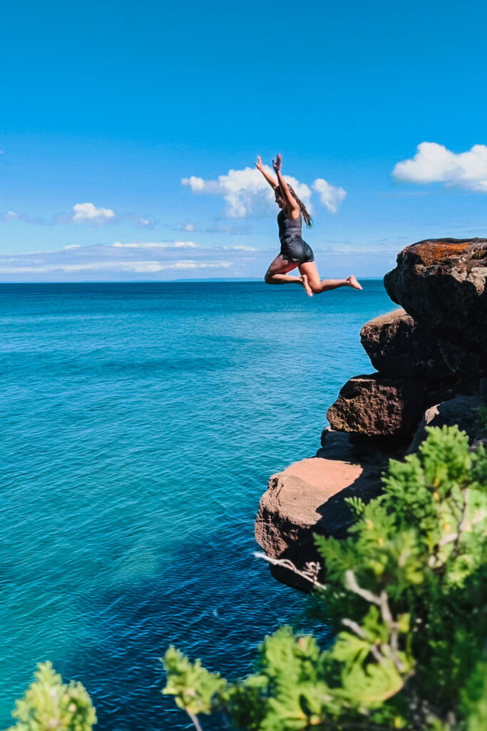 Where to Cliff Jump on Madeline Island